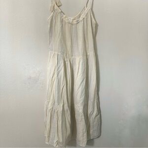 Elegant Cream Women's Dress